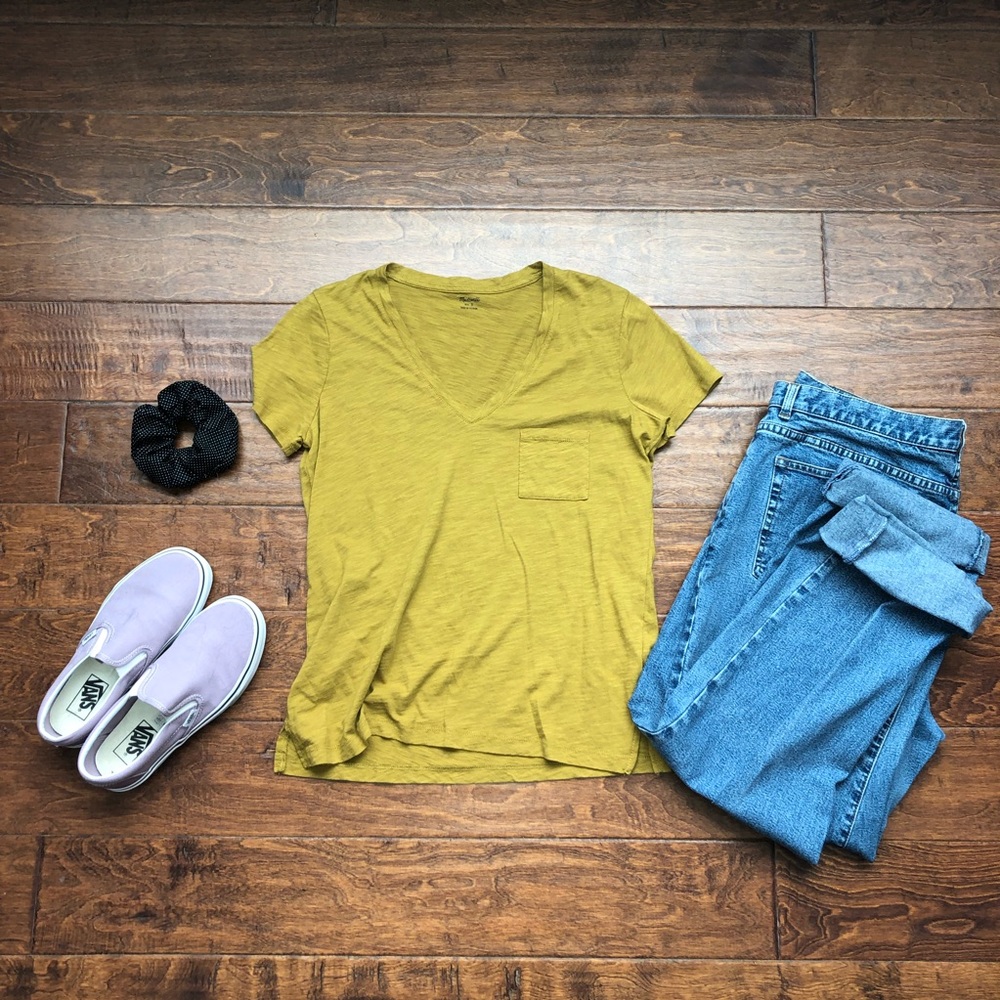 NWOT Madewell // yellow top